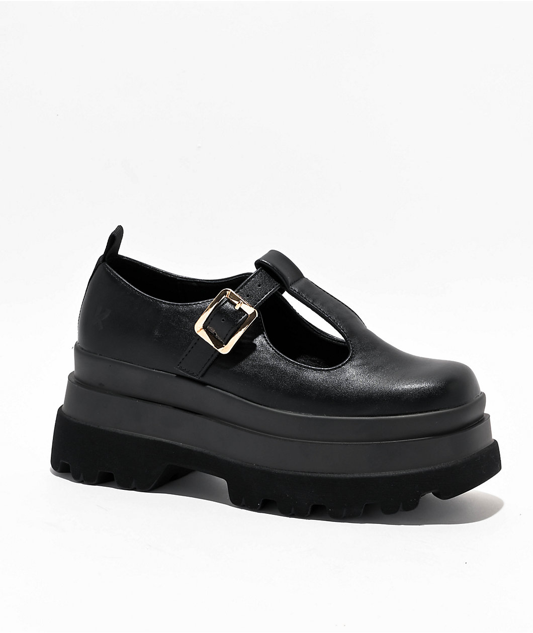 Koi Silent Amity Trident Black Platform Mary Jane Shoes