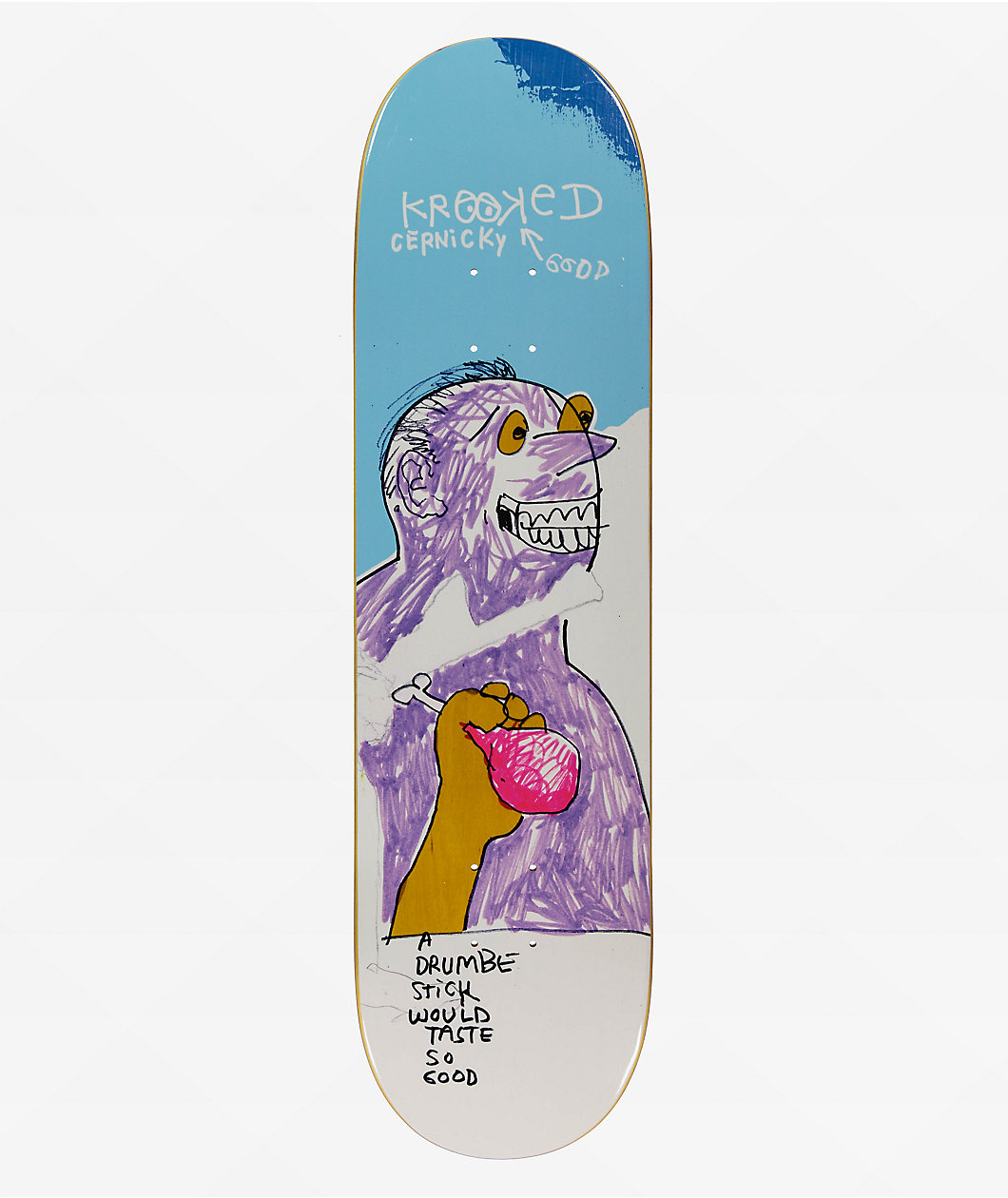 Krooked Cernicky Drumbe 8.25" Skateboard Deck