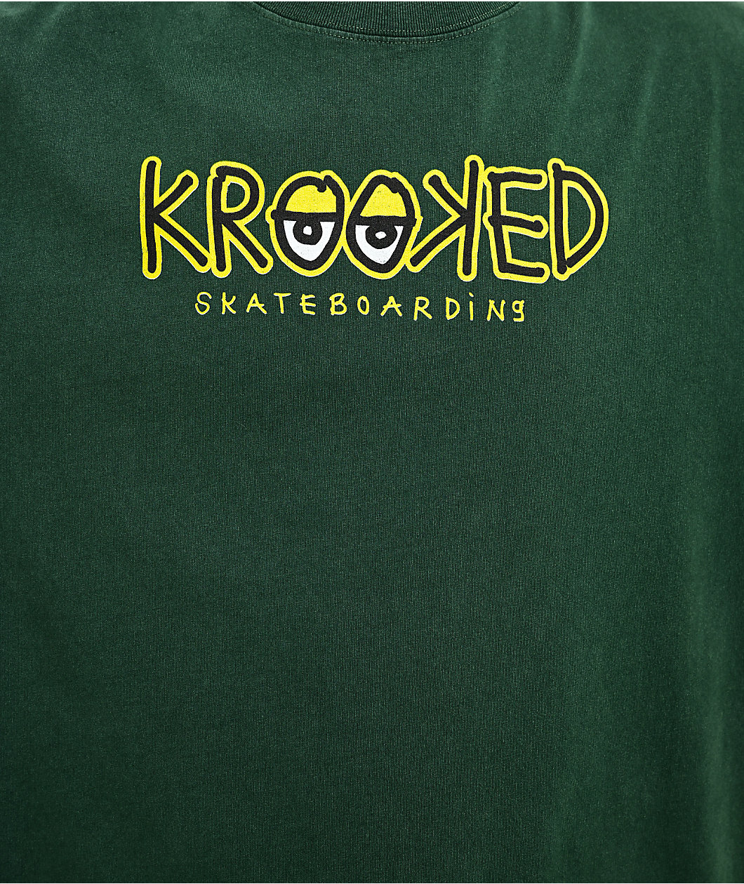 Krooked Eyes Green T-Shirt
