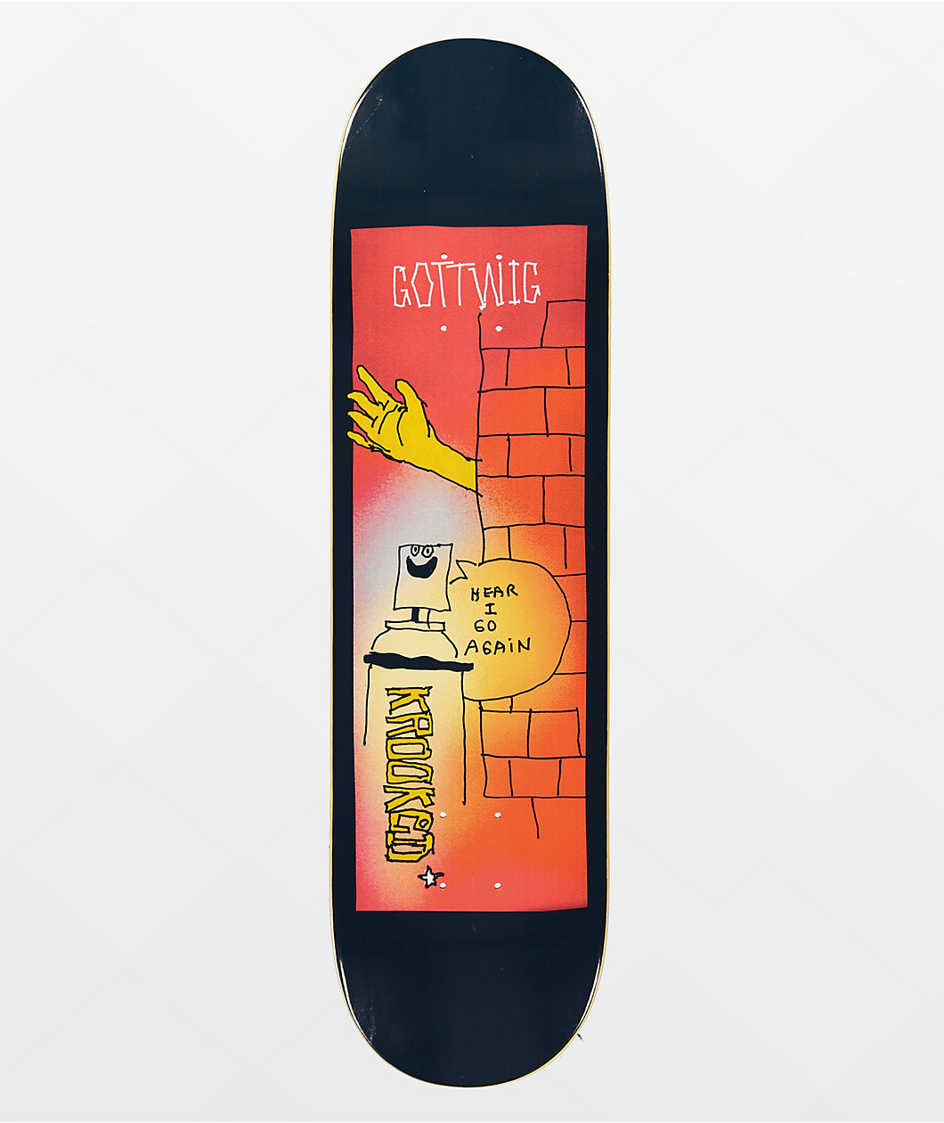 Krooked Gottwig Aerosol 8.25" Skateboard Deck