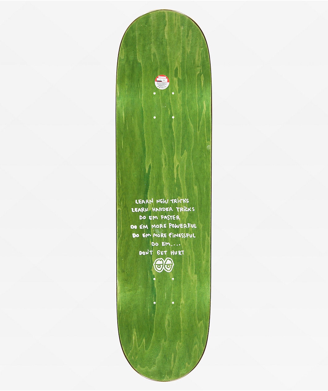 Krooked Narvaez Green 8.5" Skateboard Deck