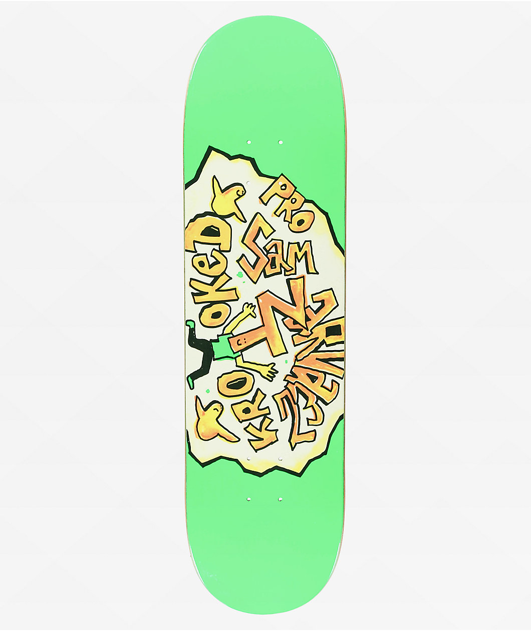 Krooked Narvaez Green 8.5" Skateboard Deck