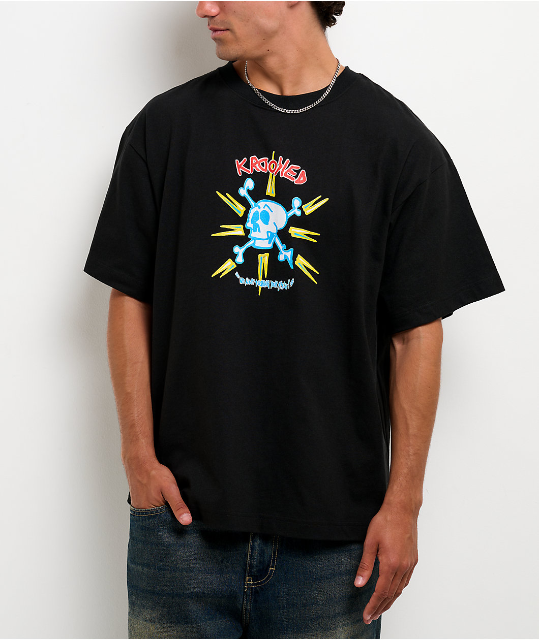 Krooked Style Black T-Shirt