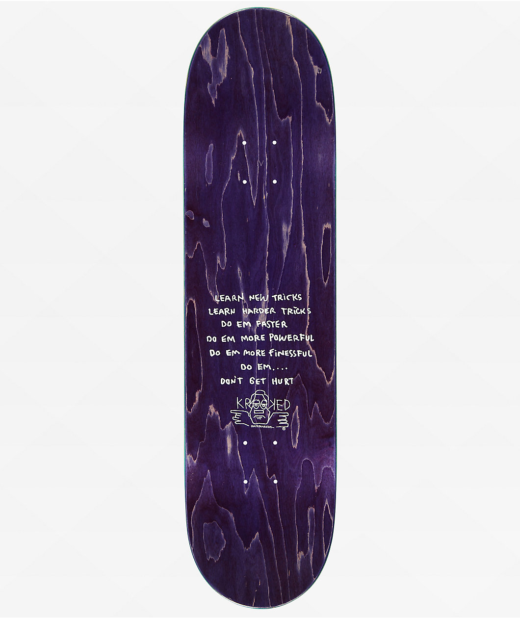 Krooked Una Lightning Clover 8.28" Skateboard Deck