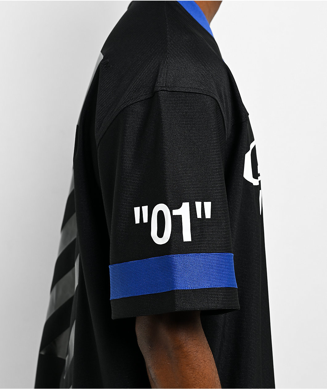 L/AB c/o Off-White™ Black Soccer Jersey