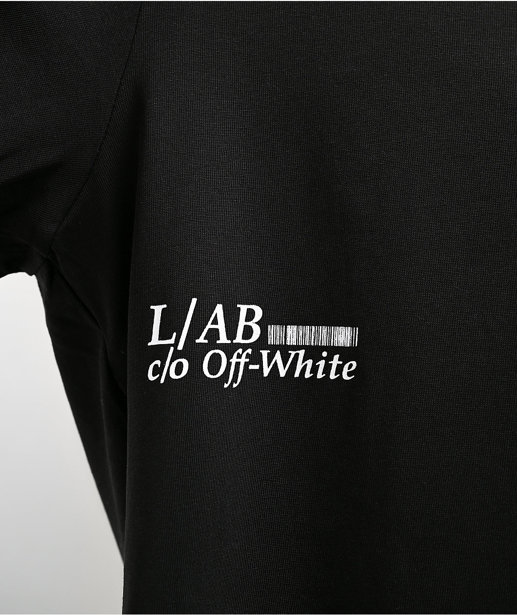 L/AB c/o Off-White™ Duct Tape Black Long Sleeve T-Shirt