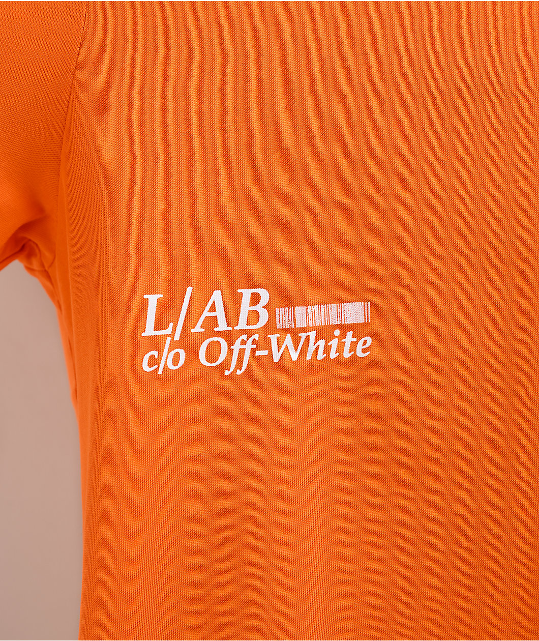 L/AB c/o Off-White™ Duct Tape Orange T-Shirt