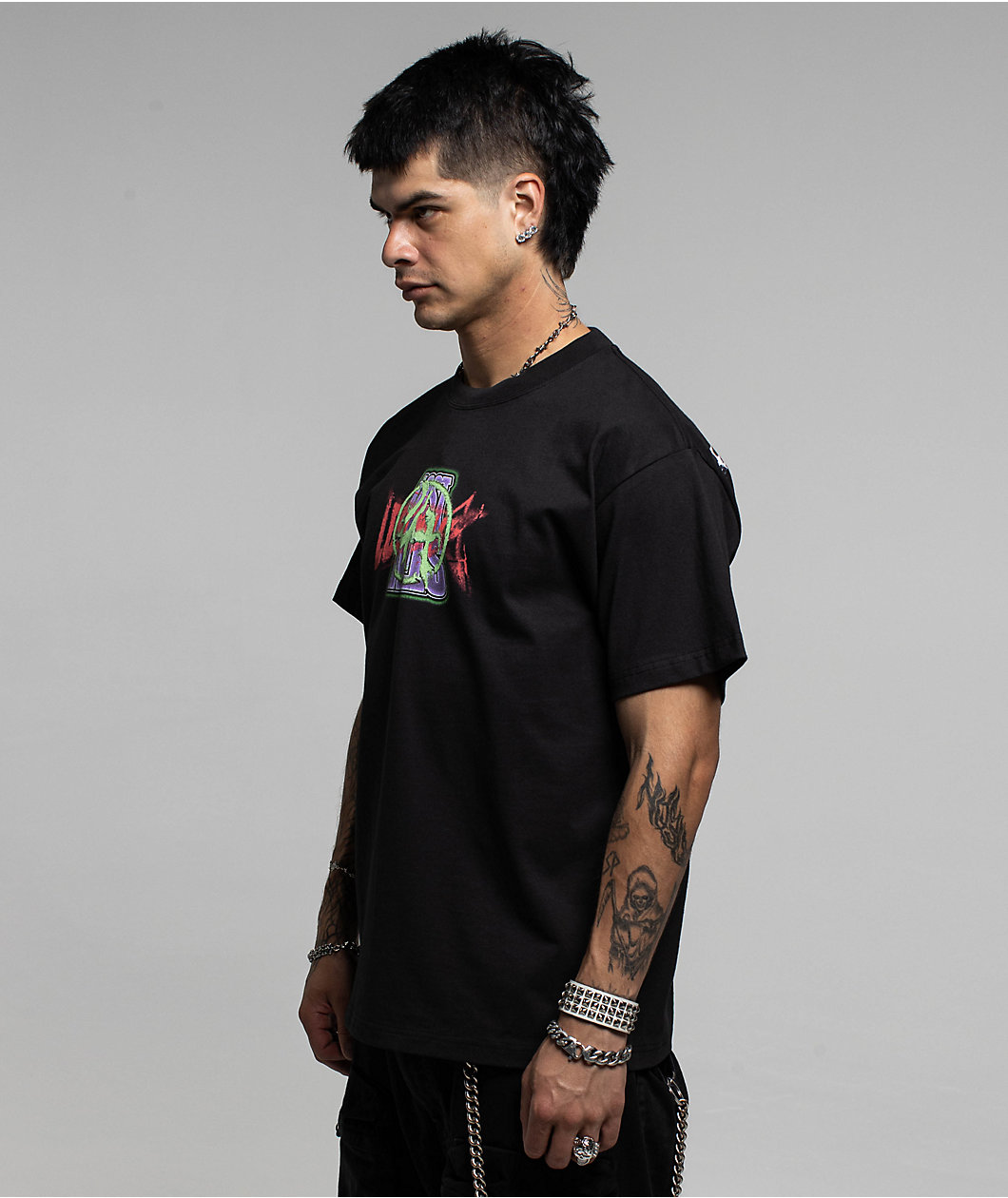 LOSTHILLS Eyes Black T-Shirt