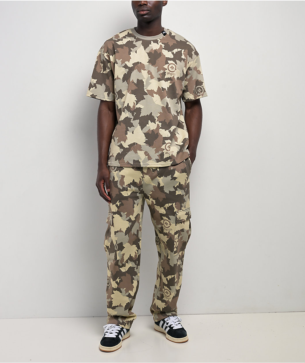 LRG Think Outside Tan Camo T-Shirt