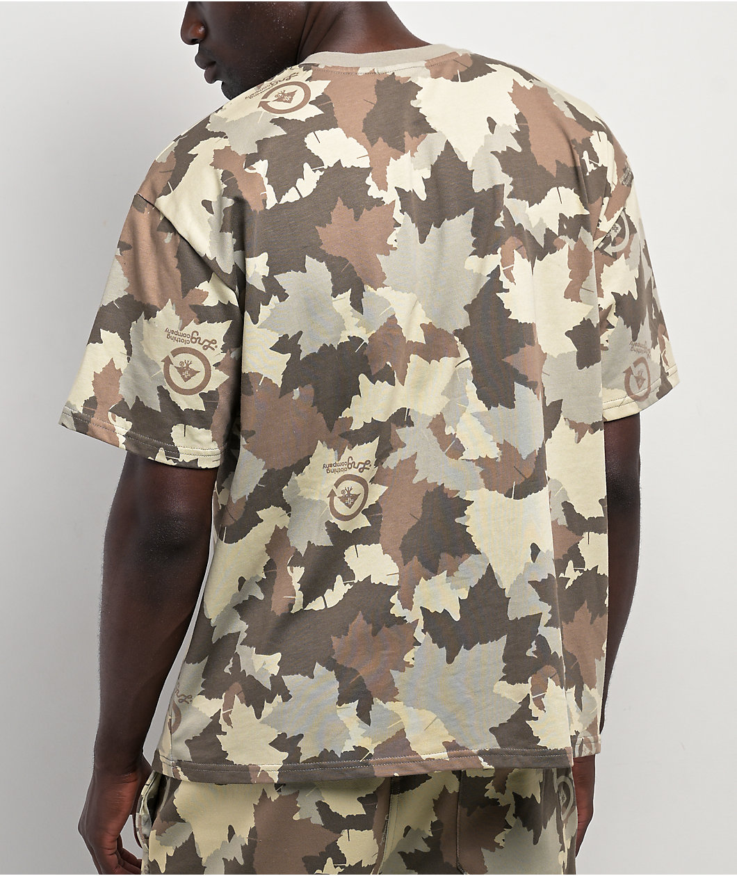 LRG Think Outside Tan Camo T-Shirt
