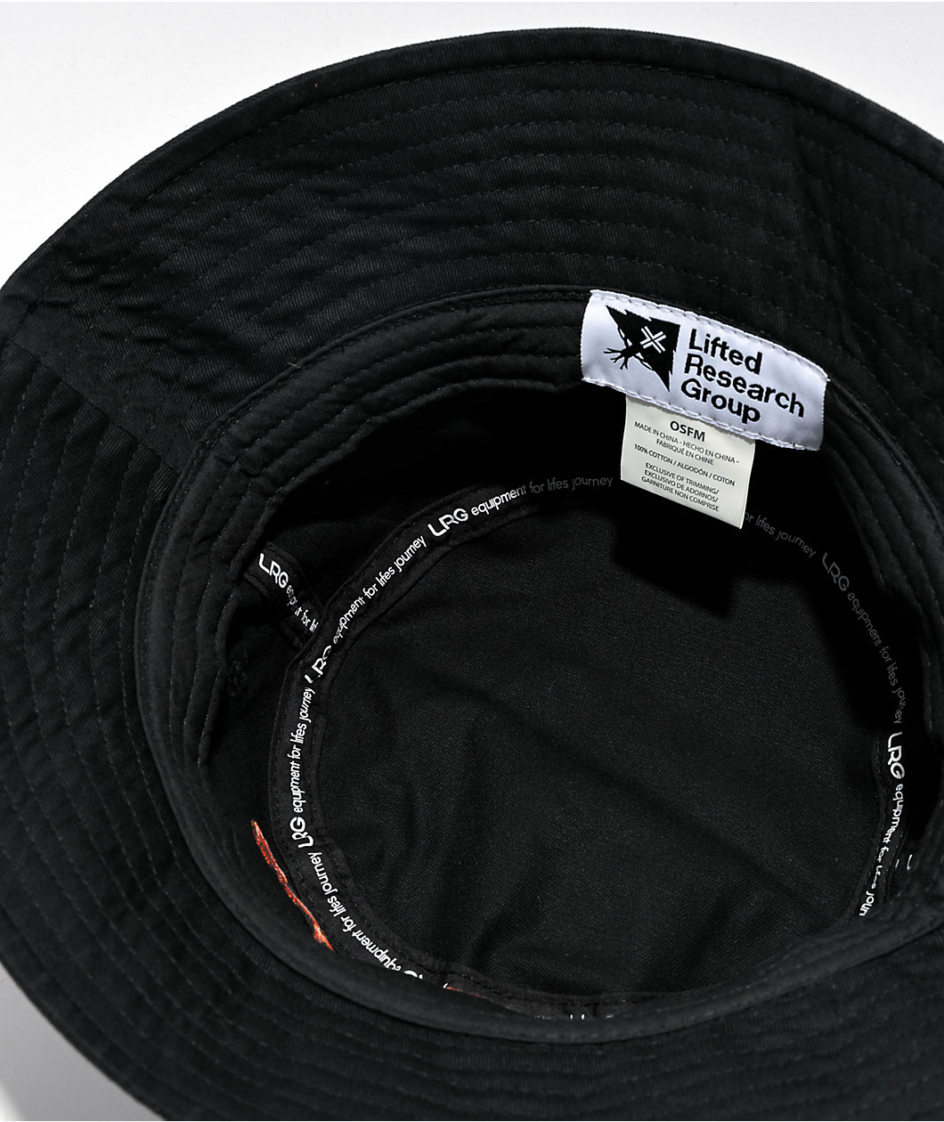 LRG x Carrots Cycle Woodmark Black Bucket Hat