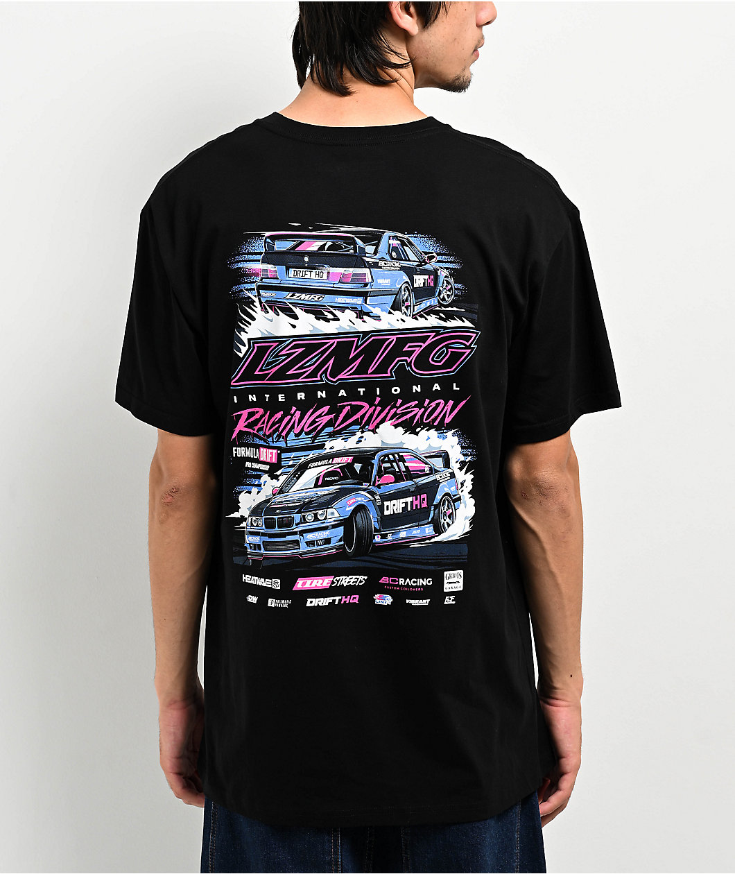 LZMFG Racing Division Black T-Shirt