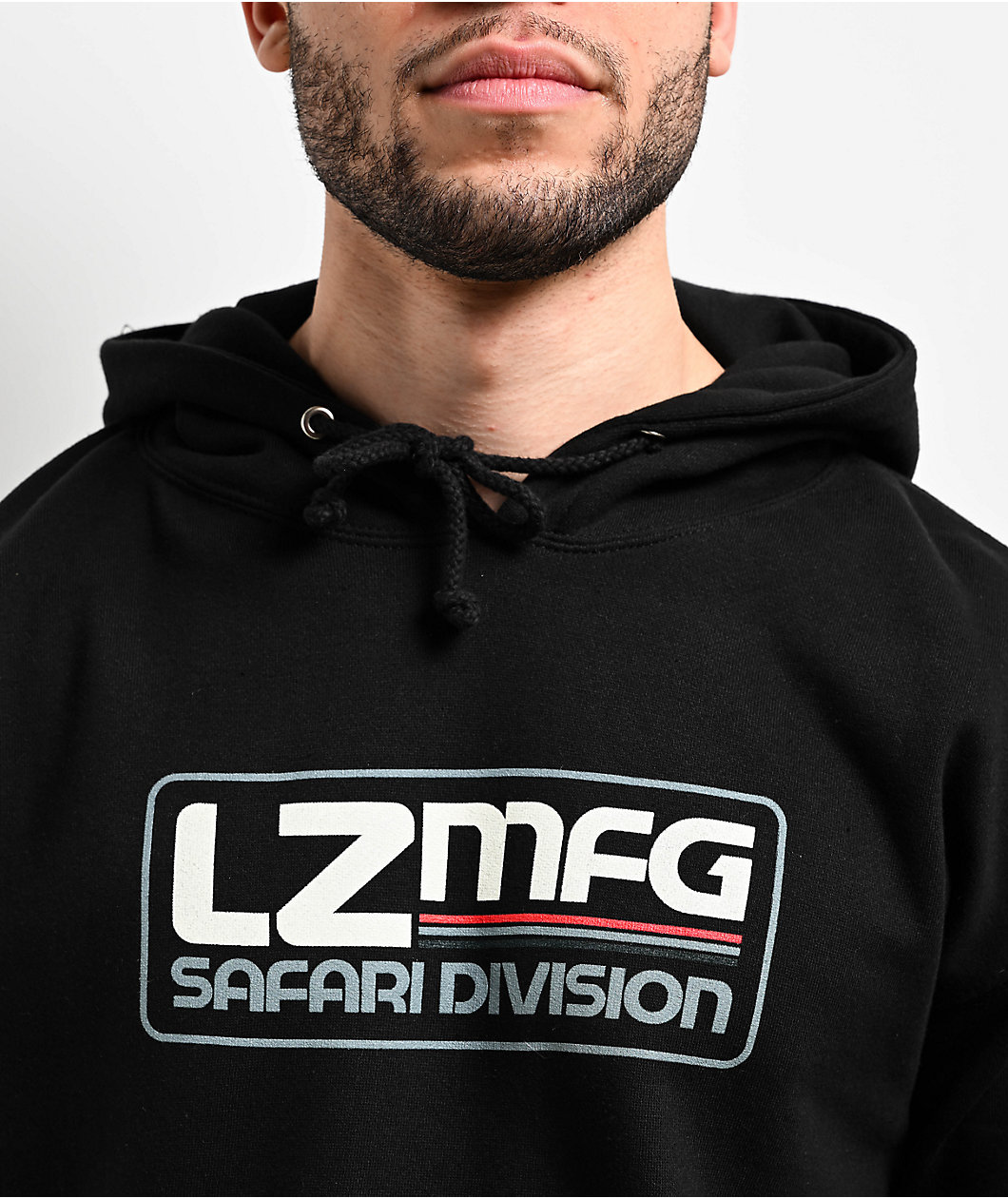 LZMFG Safari Division Black Hoodie