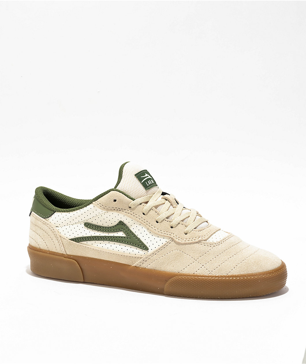 Lakai Cambridge Cream & Gum Skate Shoes