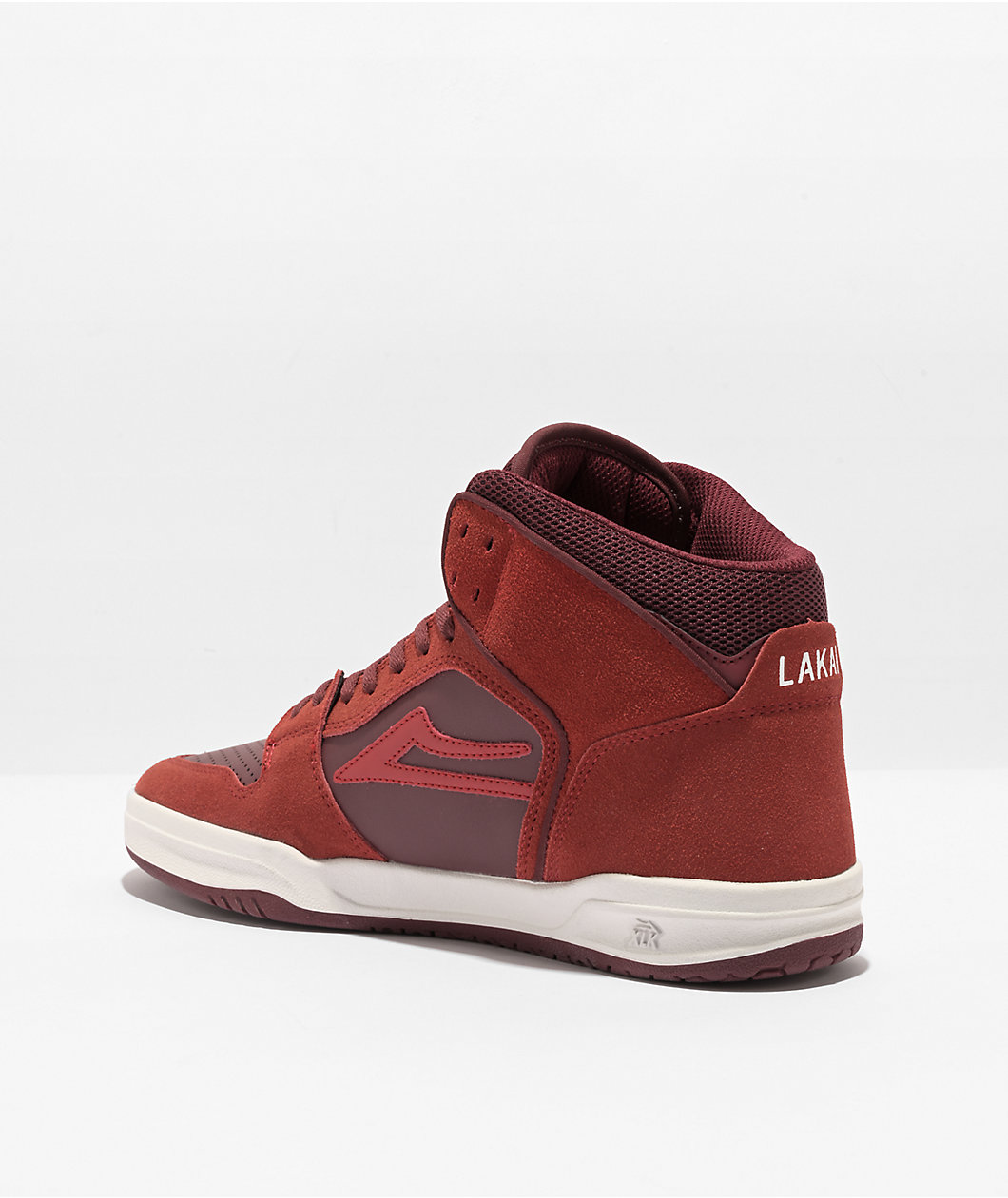Lakai Telford Burgundy Suede Skate Shoes