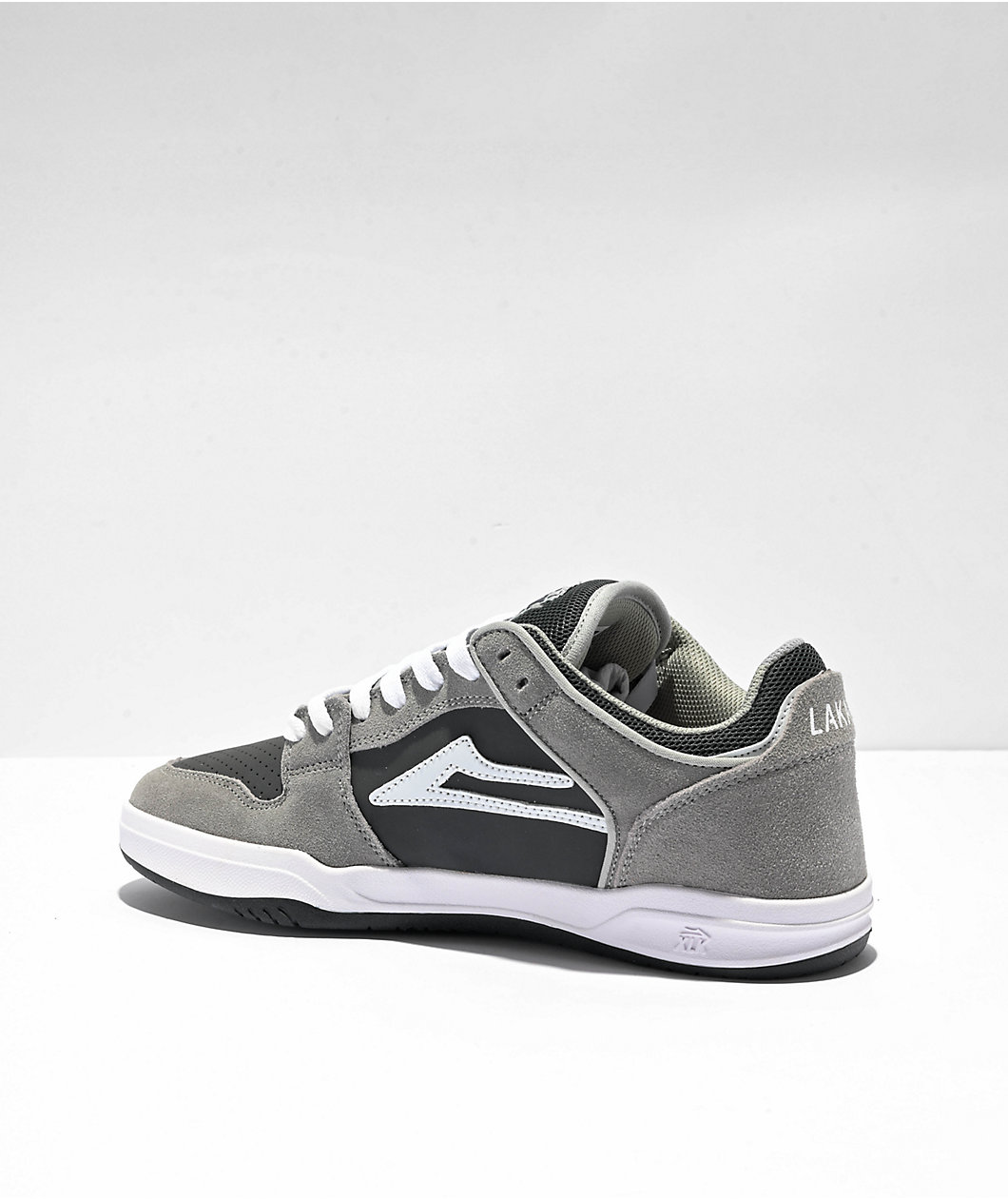 Lakai Telford Low Light Grey Skate Shoes 