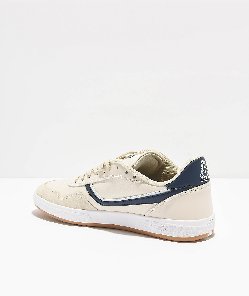 Lakai Terrace Cream Suede Skate Shoes