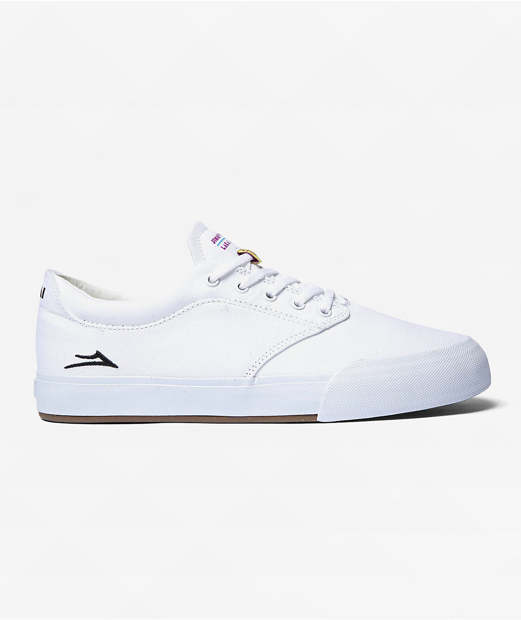 Lakai Wilkens White Canvas Skate Shoes