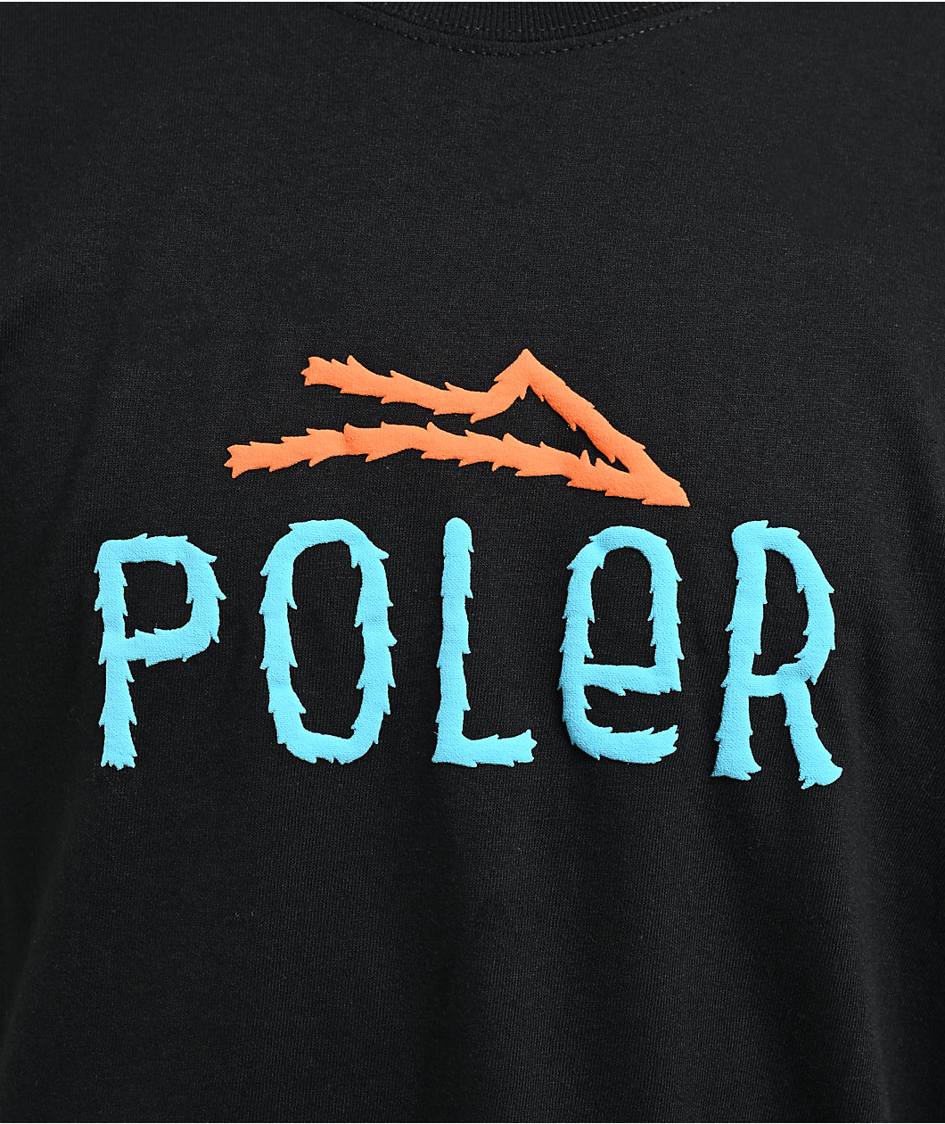 Lakai x Poler Furry Logo Black T-Shirt