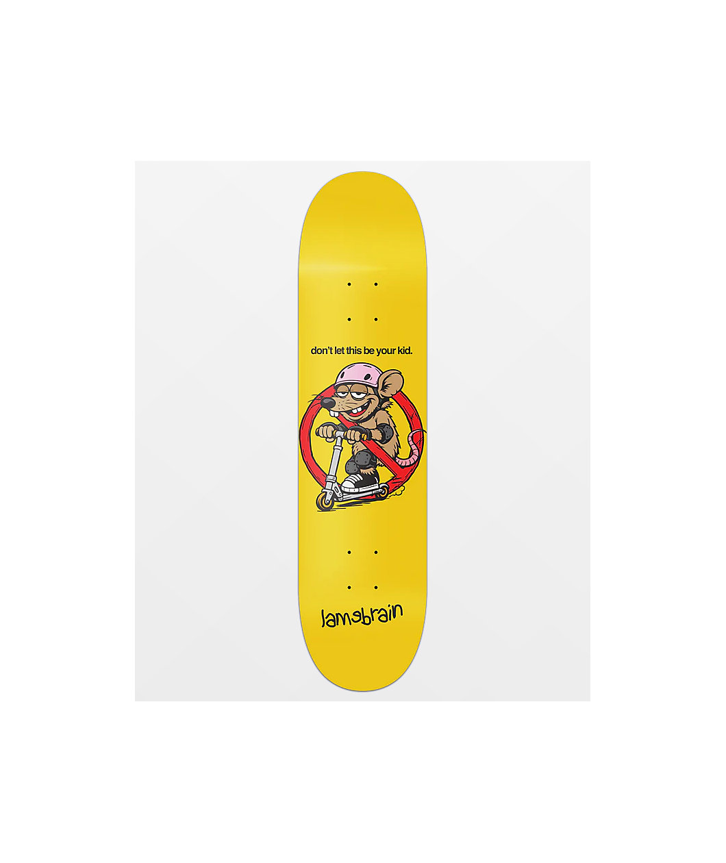 Lamebrain Just Say No 8.0" Skateboard Deck