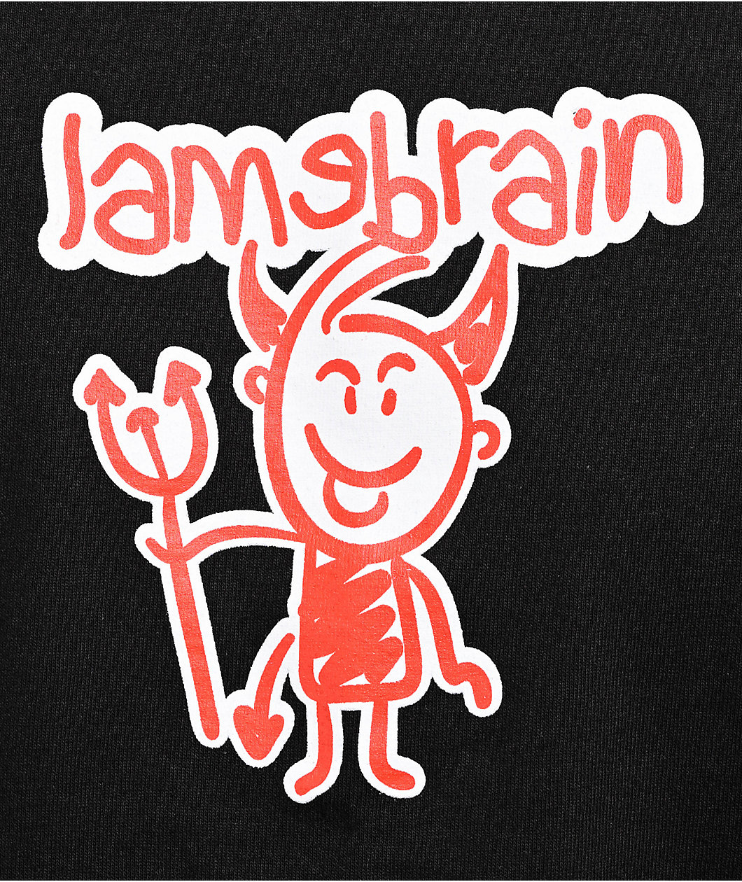 Lamebrain Little Devil Black T-Shirt