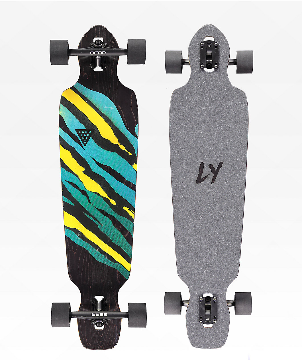 Landyachtz Battle Axe Spectrum 38" Drop Through Longboard Complete