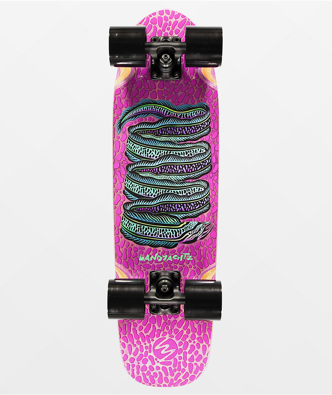 Landyachtz Dinghy Classic Fender Moray Eel 28.5" Cruiser Skateboard Complete