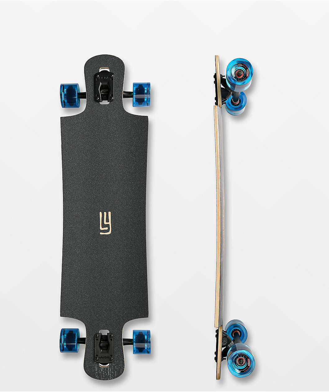 Landyachtz Drop Hammer Black Pinecone 36" Drop Through Longboard Complete
