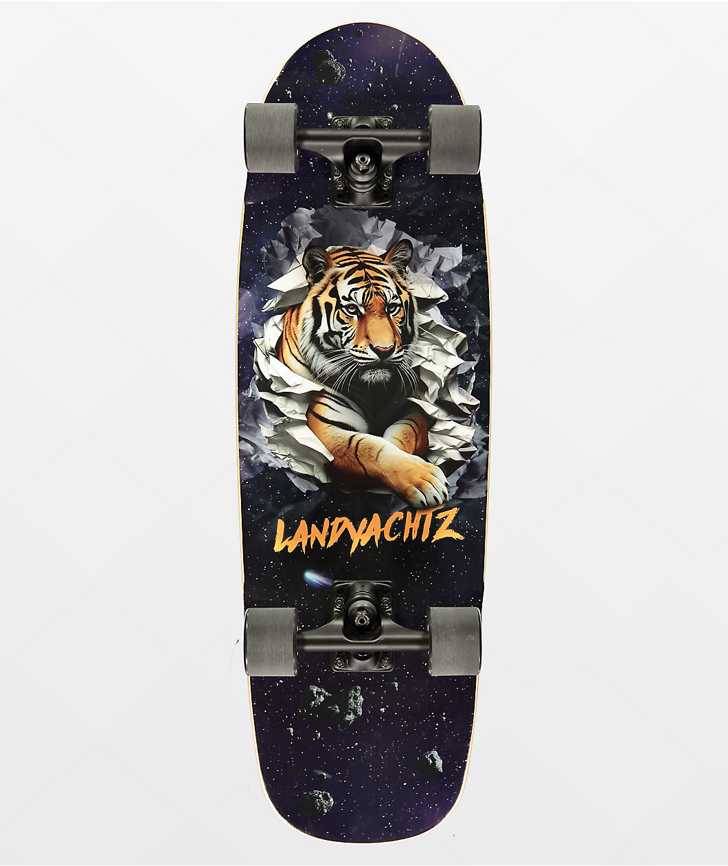 Landyachtz Tugboat Space Tiger 30" Cruiser Skateboard Complete