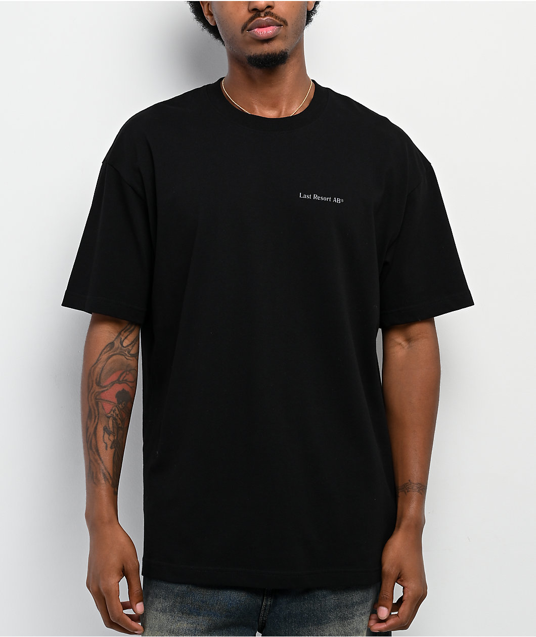 Last Resort AB Atlas Monogram Black T-Shirt
