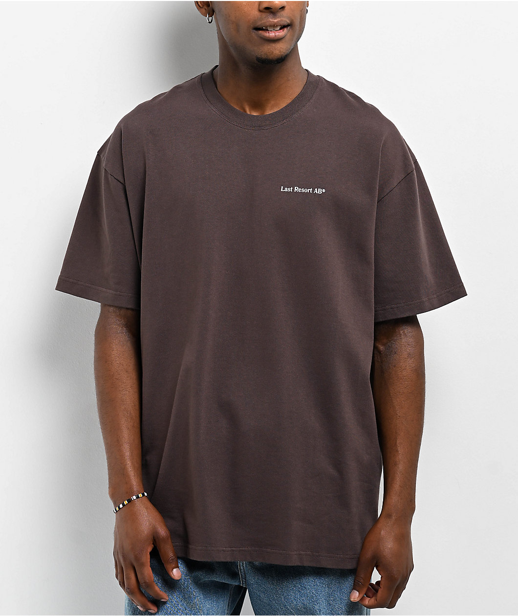 Last Resort AB Atlas Monogram Brown T-Shirt