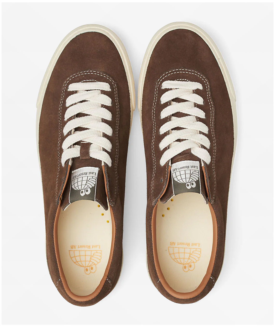 Last Resort AB VM001-Lo Bison Brown & White Skate Shoes