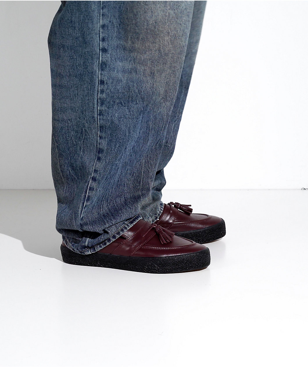 Last Resort AB VM005 Oxblood & Black Loafer Skate Shoes