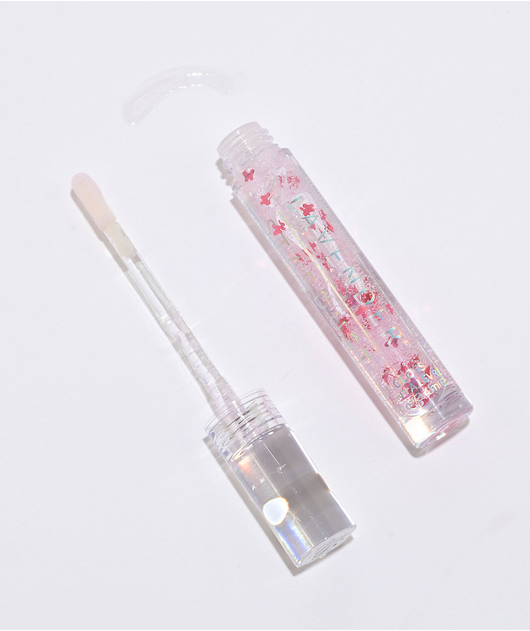 Lavender Stardust Bubble Butterfly Cosmic Lip Gloss