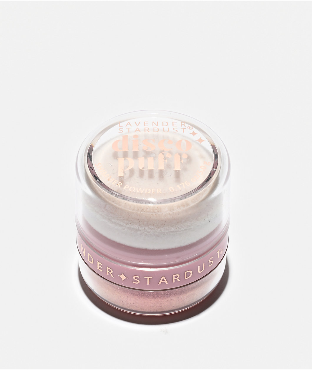 Lavender Stardust Disco Puff Pink Peony Shimmer Powder