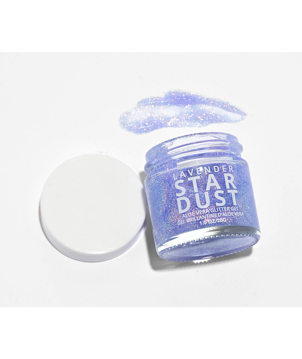 Lavender Stardust Star Dust Galaxy Glitter Pot