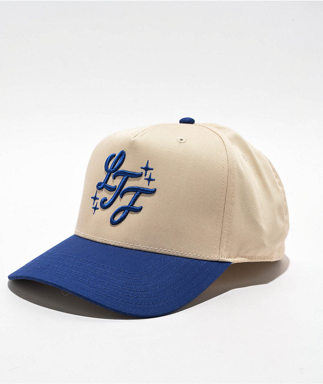 Learn To Forget LA Dosers Vintage Natural & Blue Snapback Hat