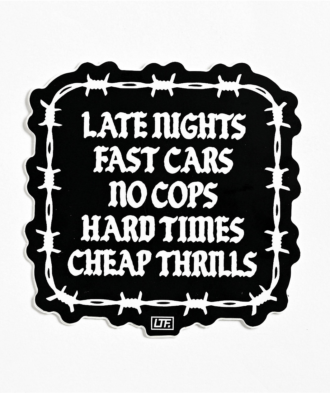 Learn To Forget Late Nights Sticker