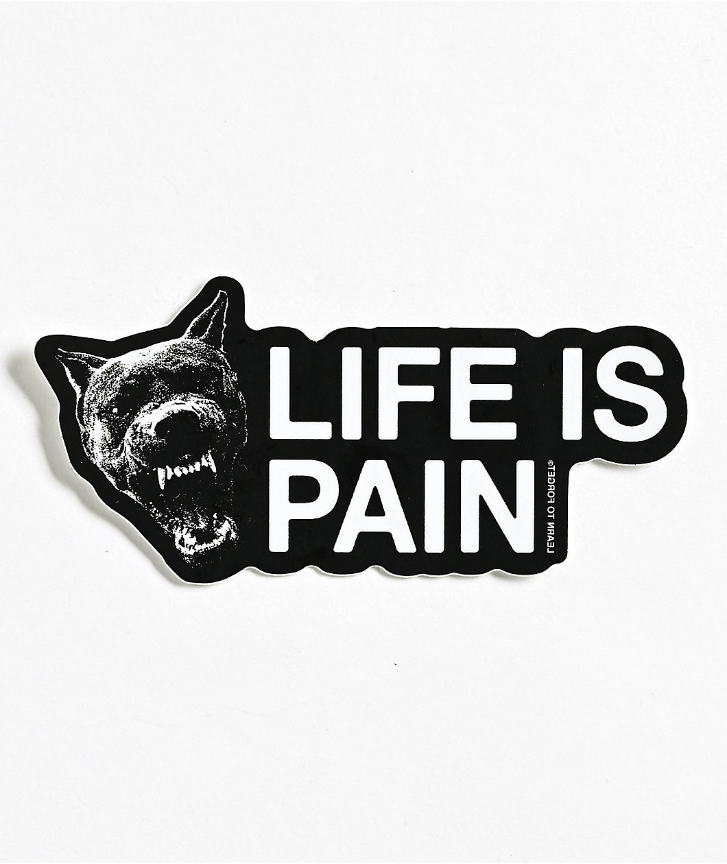 Learn To Forget Life Is Pain Sticker