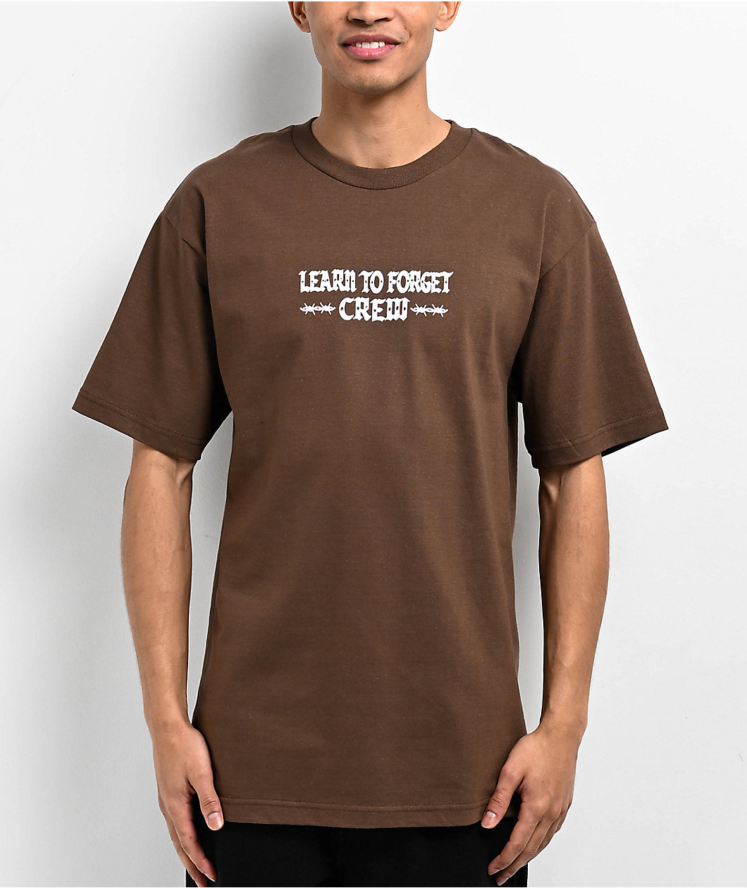 Learn To Forget Neighborhood Brown T-Shirt