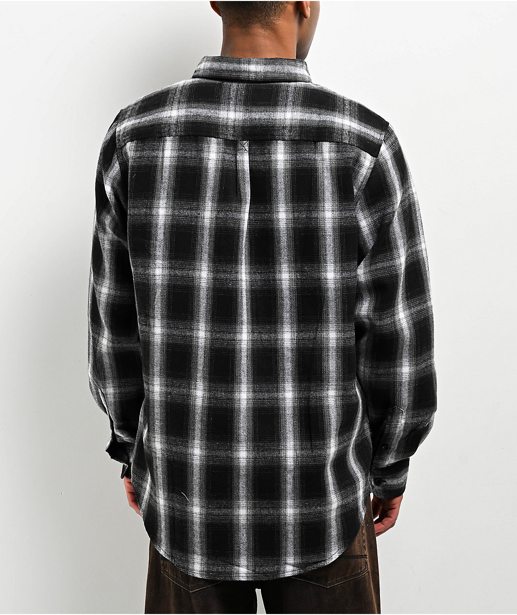 Learn To Forget Old English Black Flannel Shirt