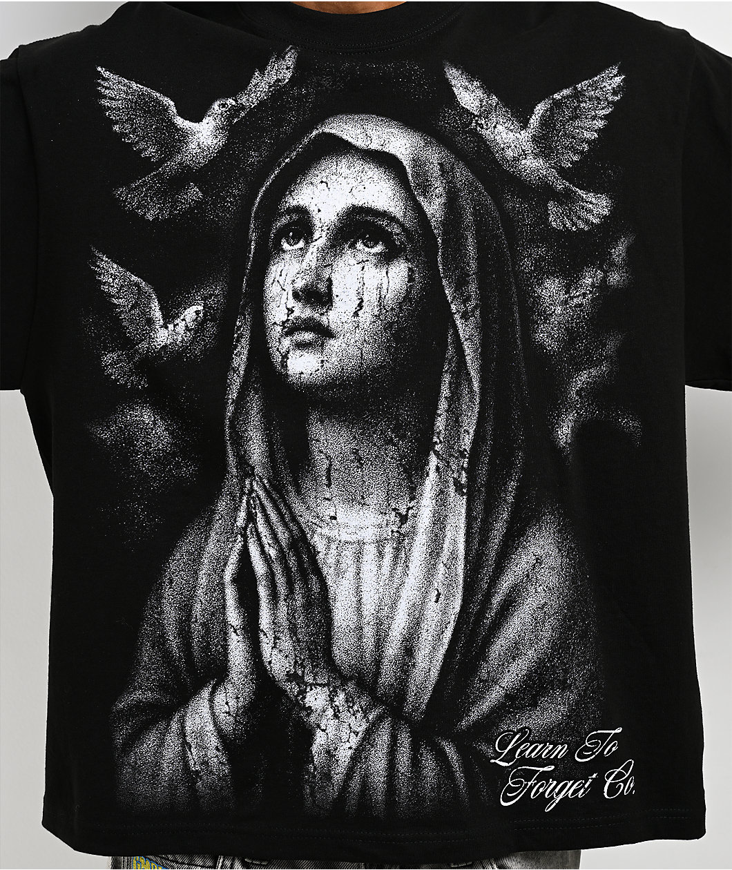 Learn To Forget Pray Black T-Shirt