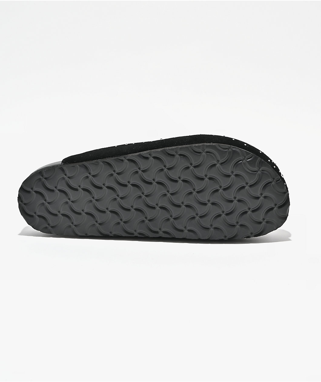 Learn To Forget Rhinestone Black Mule Sandals