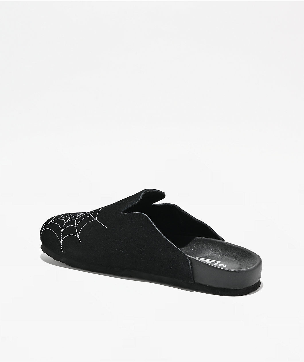 Learn To Forget Spider Web Black Mule Sandals