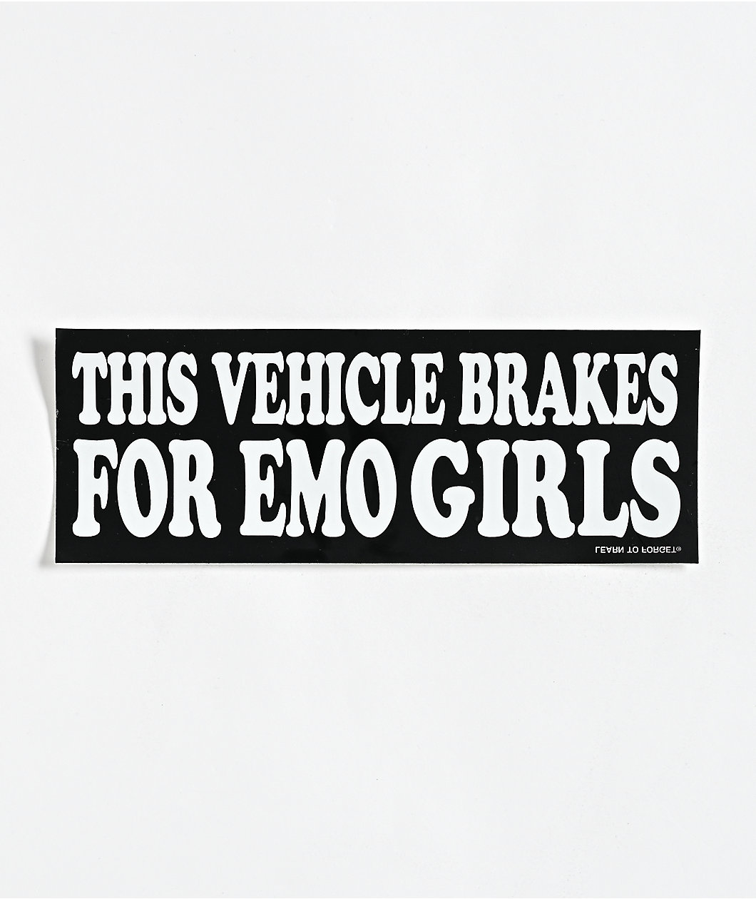 Learn To Forget x Emo Nite Cry Emo Chicks Bumper Sticker