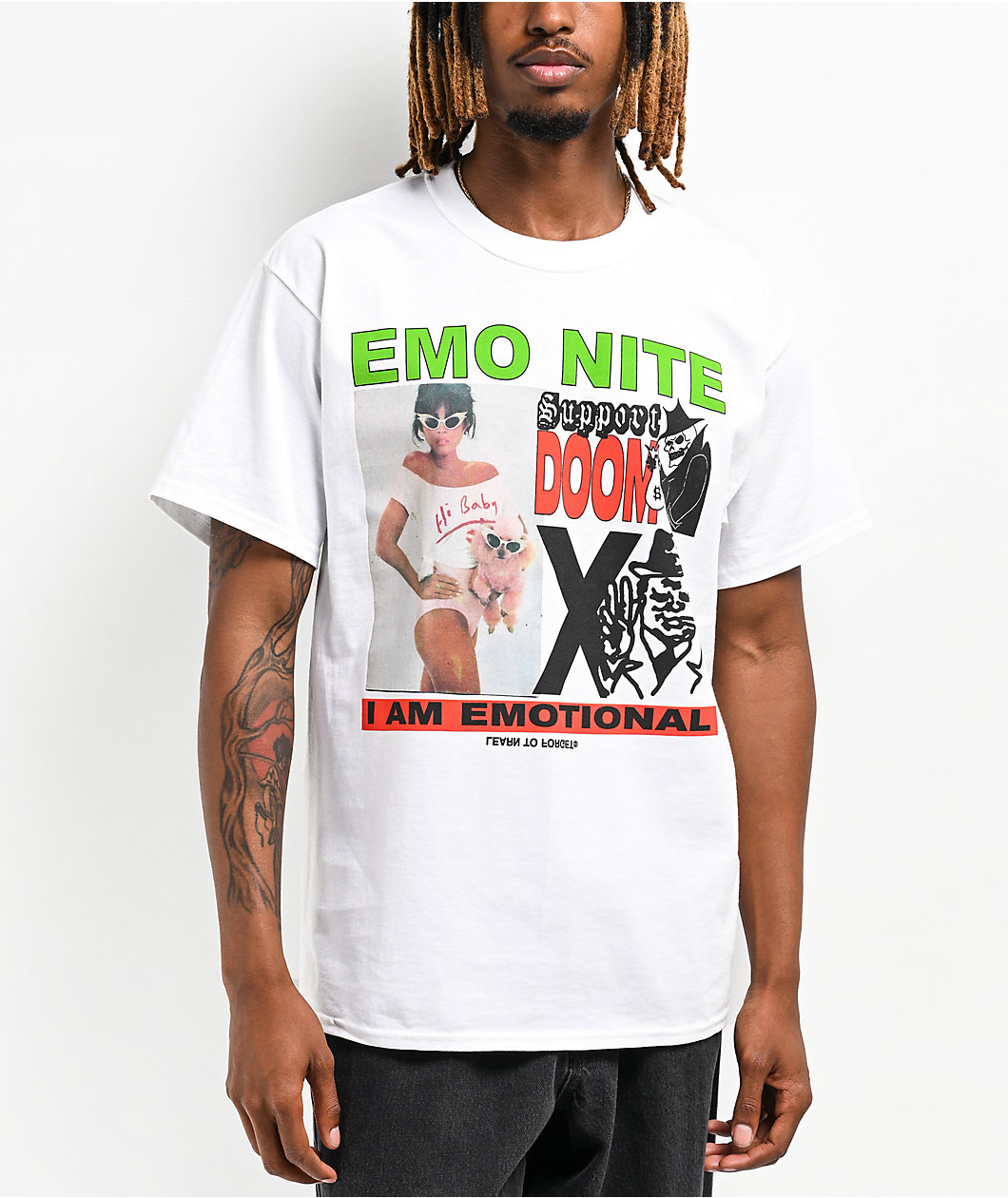 Learn To Forget x Emo Nite Doom White T-Shirt