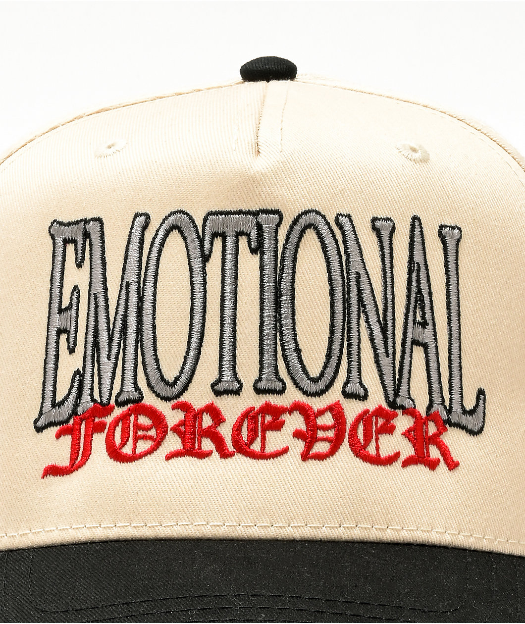 Learn To Forget x Emo Nite Emotional 4 Ever Beige Snapback Hat