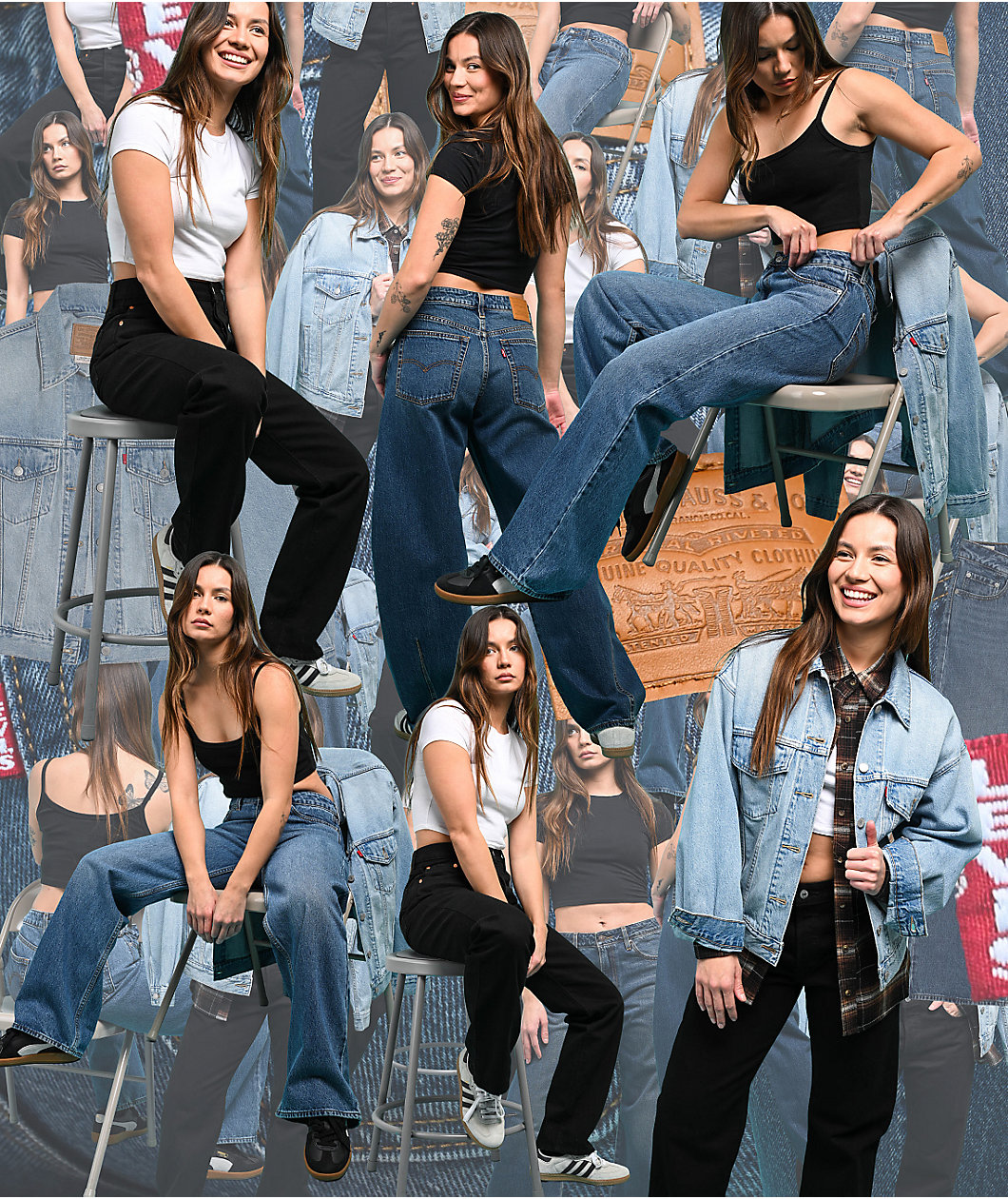 Levi's® Low Loose Straight Leg Jeans
