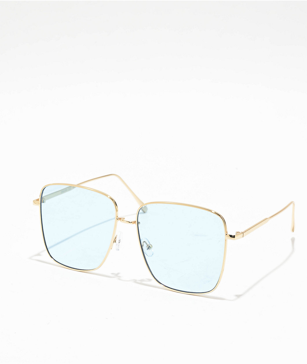 Light Blue Oversized Sunglasses