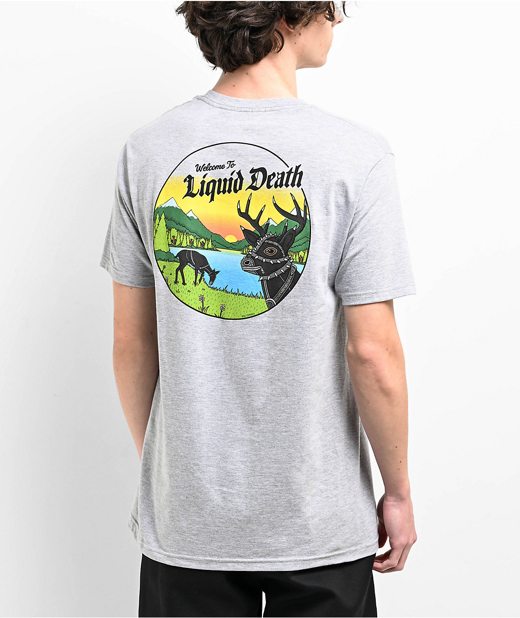 Liquid Death Psycho Grey T-Shirt